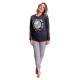 пижама,мъжки,пижами,cerdá,snoopy,long,sleeve,pyjama,grey,(gray)