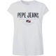 тениска,дамски,тениски,pepe,jeans,parker,short,sleeve,t,shirt,white,(white)