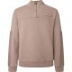 блуза,мъжки,пуловери,pepe,jeans,paulo,half,zip,sweatshirt,beige