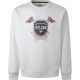блуза,мъжки,пуловери,pepe,jeans,platon,sweatshirt,white