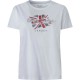 тениска,дамски,тениски,pepe,jeans,poppy,short,sleeve,t,shirt,white,(white)