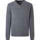 блуза,мъжки,пуловери,hackett,lambswool,v,neck,sweater,grey,marl,(grey)