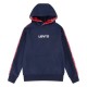 суичър,детски,блузи,levi's®,logo taping pullover,hoodie,black