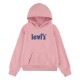 суичър,детски,блузи,levi's®,poster logo,hoodie,pink