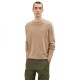 блуза,мъжки,пуловери,tom,tailor,simple,knitted,sweater,brown,(hazel,brown,melange)