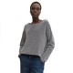 блуза,дамски,пуловери,дамски,плетени,дрехи,tom,tailor,1033125,sweater,white,black,(navy,bubble,structure)