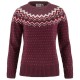 блуза,дамски,пуловери,дамски,плетени,дрехи,fjällräven,Övik,knit,sweater,dark,garnet,(red)
