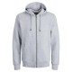 блуза,мъжки,пуловери,jack,&,jones,star,basic,full,zip,sweatshirt,light,grey,melange,(grey)