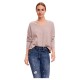 блуза,дамски,пуловери,дамски,плетени,дрехи,vero,moda,doffy,v,neck,sweater,woodrose,(beige)