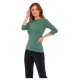 тениска,дамски,тениски,vero,moda,panda,modal,3,4,sleeve,t,shirt,laurel,wreath,(green)