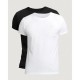 тениска,мъжки,тениски,gant,901002108111,short,sleeve,t,shirt,2,units,black,(black,white)