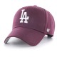 шапка,всички,шапки,47,mlb,los,angeles,dodgers,raised,basic,mvp,cap,dark,maroon