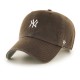 шапка,всички,шапки,47,mlb,new,york,yankees,base,runner,clean,up,cap,brown