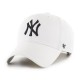 шапка,всички,шапки,47,mlb,new,york,yankees,raised,basic,mvp,cap,white