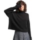 блуза,дамски,пуловери,дамски,плетени,дрехи,superdry,vintage,essential,mock,neck,sweater,brown