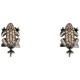 бижутерия,lancaster,jla,ear,frog4,earrings,golden,(brown,ip,black)