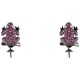 бижутерия,lancaster,jla,ear,frog5,earrings,clear,(purple,ip,black)