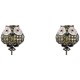 бижутерия,lancaster,jla,ear,owl,3,earrings,golden,(green,ip,black)