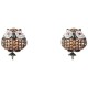 бижутерия,lancaster,jla,ear,owl,4,earrings,golden,(brown,ip,black)
