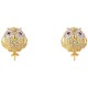 бижутерия,lancaster,jla,ear,owl,6,earrings,golden,(gold)