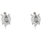 бижутерия,lancaster,jlaearturtle1,earrings,silver,(white,ip,silver)