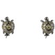 бижутерия,lancaster,jlaearturtle3,earrings,golden,(green,ip,black)