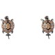 бижутерия,lancaster,jlaearturtle4,earrings,golden,(brown,ip,black)