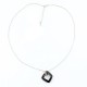 бижутерия,viceroy,1054c000,25,necklace,clear,(silver,black)