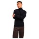 блуза,мъжки,пуловери,jack,&,jones,classic,waffle,high,neck,sweater,black