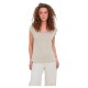 тениска,дамски,тениски,vero,moda,filli,short,sleeve,v,neck,t,shirt,beige,(silver,lining)