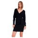 рокля,дамски,поли,и,рокли,vero,moda,hollyrem,curve,long,sleeve,short,dress,black