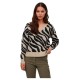 блуза,дамски,пуловери,дамски,плетени,дрехи,vila,ril,feami,mix,v,neck,sweater,brown,(natural,melange,pattern,with,black)