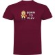 тениска,мъжки,тениски,kruskis,born,to,play,basketball,short,sleeve,t,shirt,red,(dark,red)