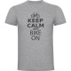 тениска,мъжки,тениски,kruskis,keep,calm,and,bike,on,short,sleeve,t,shirt,heather,grey,(grey)