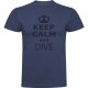 тениска,мъжки,тениски,kruskis,keep,calm,and,dive,short,sleeve,t,shirt,denim,blue,(blue)
