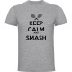тениска,мъжки,тениски,kruskis,keep,calm,and,smash,short,sleeve,t,shirt,heather,grey,(grey)