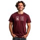 тениска,мъжки,тениски,kruskis,problem,solution,surf,short,sleeve,t,shirt,dark,red