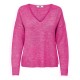 блуза,дамски,пуловери,дамски,плетени,дрехи,jdy,elanora,v,neck,sweater,pink,(carmine,rose,detail,melange)