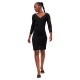 рокля,дамски,поли,и,рокли,vila,chikka,lace,long,sleeve,dress,black,(black)