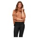 блуза,дамски,пуловери,дамски,плетени,дрехи,vila,cilia,high,neck,sweater,toasted,coconut,detail,melange,(brown)