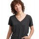 тениска,дамски,тениски,superdry,studios,slub,vee,neck,t,shirt,black,metallic,(grey)