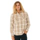 риза,с,дълъг,ръкав,мъжки,ризи,rip,curl,griffin,flannel,long,sleeve,shirt,bone,(beige)