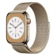 часовник,часовници,apple,series,8,gps+cellular,45,mm,watch,golden,(gold,stain,mila)