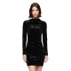 рокля,дамски,поли,и,рокли,superdry,velvet,longsleeved,mini,dress,black