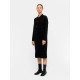рокля,дамски,поли,и,рокли,object,noelle,polo,knit,long,sleeve,dress,black