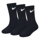 чорапи,мъжки,чорапи,дамски,чорапи,nike,basic,crew,socks,3,pairs,black,(black)