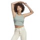 потник,дамски,топове,adidas,lng,rib,sleeveless,top,silver,green,(green)