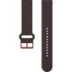 други,аксесоари,polar,20,mm,silicone,strap,brown,(silver)