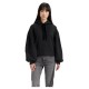 суичър,дамски,блузи,levi´s,®,akane,rusched,hoodie,black,(caviar)