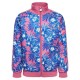 блуза,детски,блузи,hummel,flowery,full,zip,sweatshirt,blue,(heather,rose)